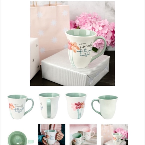 New in Box Rosy Heart "Friends" 16 oz. Mug - Picture 7 of 13